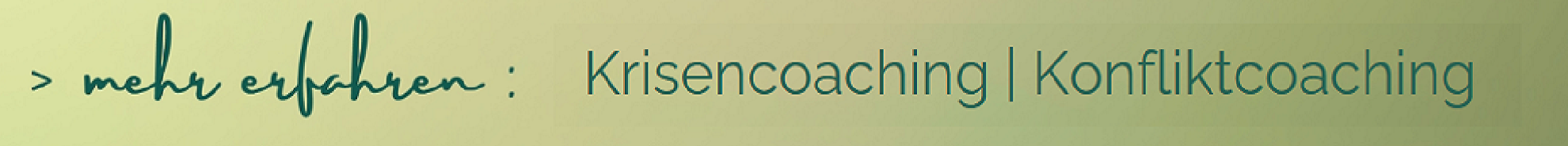 Banner Coachingthema: Krisencoaching
