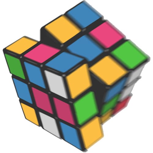 Zauberwürfel als Symbol für Entscheidungen