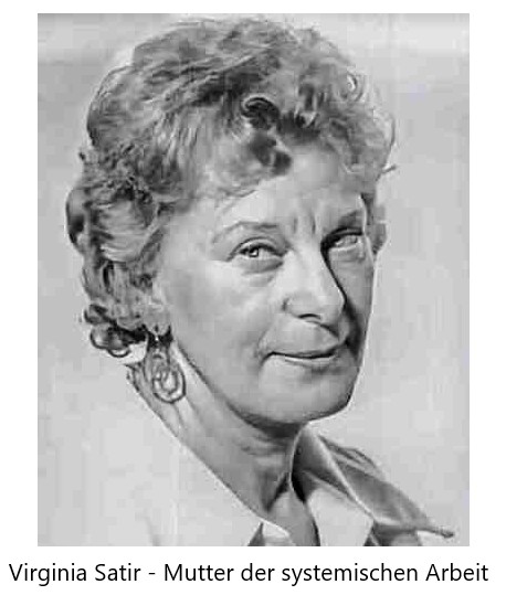 Porträr von Virginia Satir- der Mutter der systemischen Arbeit